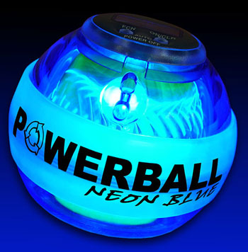 Power Ball Neon Blue Light
